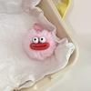 Funny Sausage Mouth Keychain - Cute Plush Hairball Pendant for Backpacks & Car Keys, Whimsical Bag Charm Accessory Gift