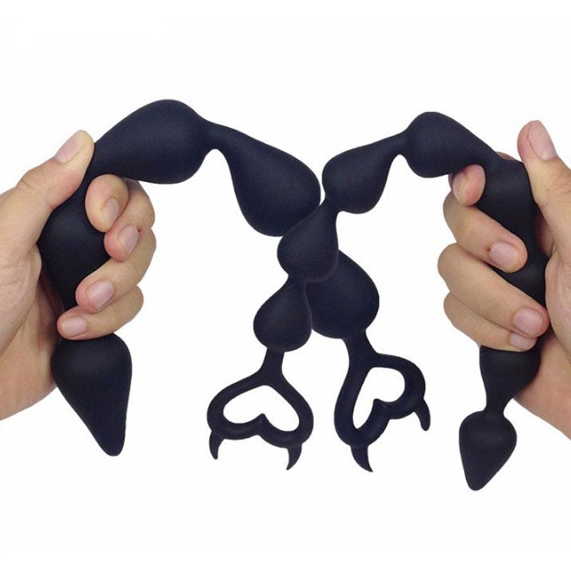 36cm Long Anal Beads Butt Plug Sex Shop Silicone Anal Stimulator Balls Prostate Massager Buttplug Sex Toys for Adults Women