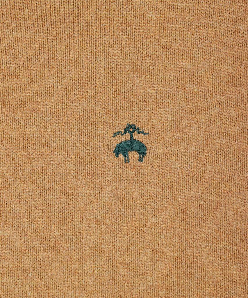 BROOKS BROTHERS [Heritage] Wool Cashmere Solid Sweater (Orange) (Bbwrmhg412)