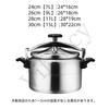 Vifxucy Pressure Cooker for Home and Commercial Use, Large Capacity, Aluminum, Multifunctional, High Airtightness, Multi-Safety Structure, High-Pressu