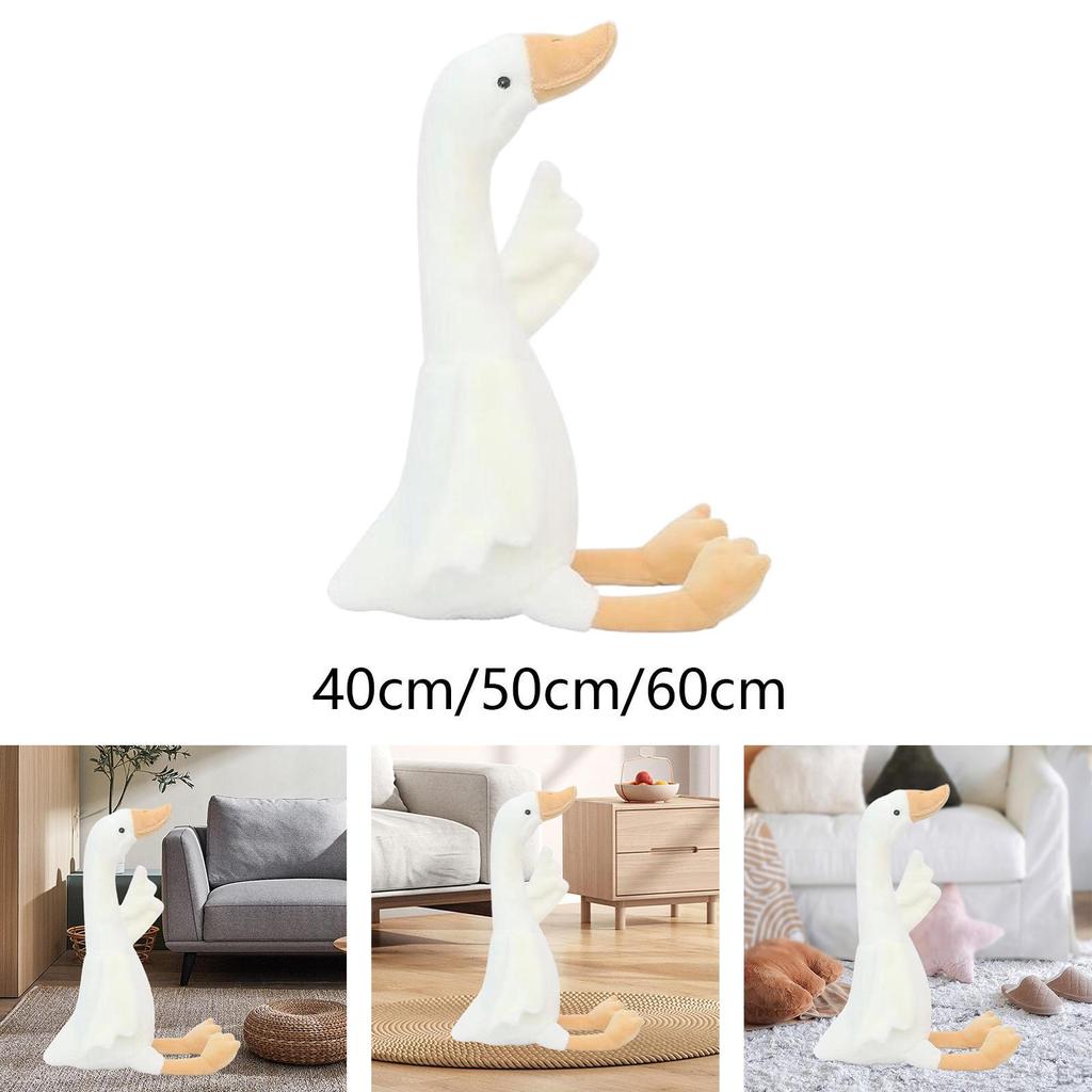 Adorable Swan Stuffed Animal Cushion Pillow Doll Cute Ducks Plush Toy Animals for Bedroom