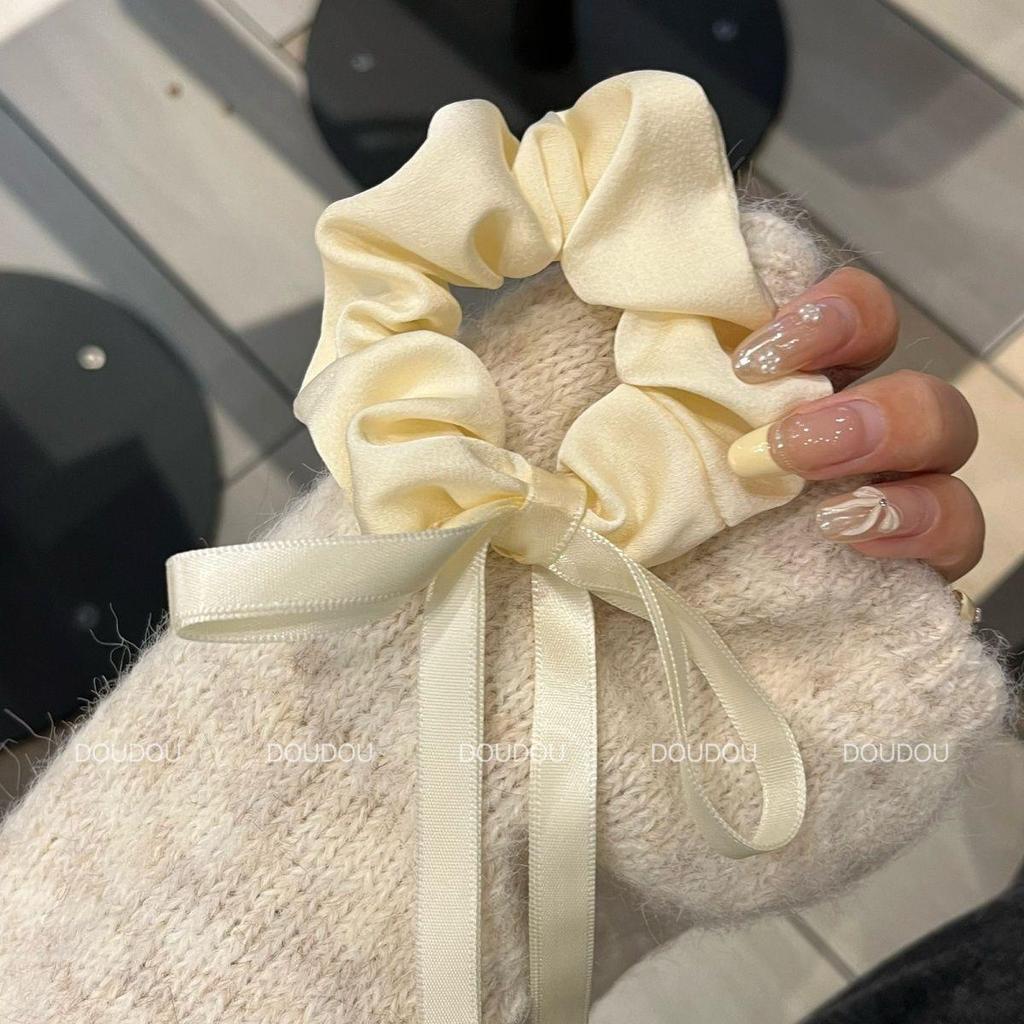 French-Korean Double-Layer Ballet Lace Extra Large Hair Scrunchie