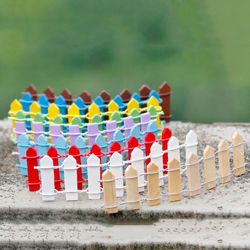 Очаровательный мини-заборчик из дерева для сказочных садов и домашнего декора, микроландшафта