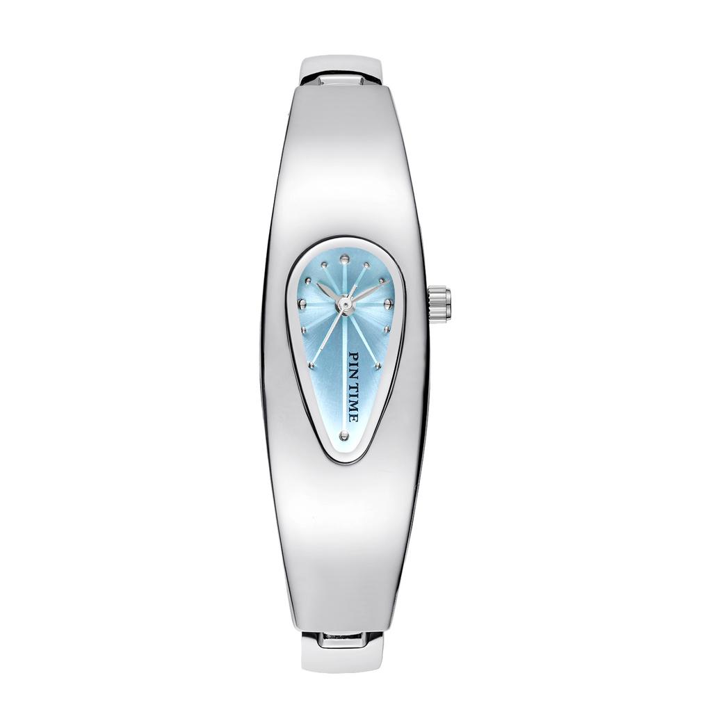 1pc Women's Quartz Watch, Y2K Millennium Vintage Droplet Strap Watch, a Niche, Exquisite and Fashionable Watch with a High-End F