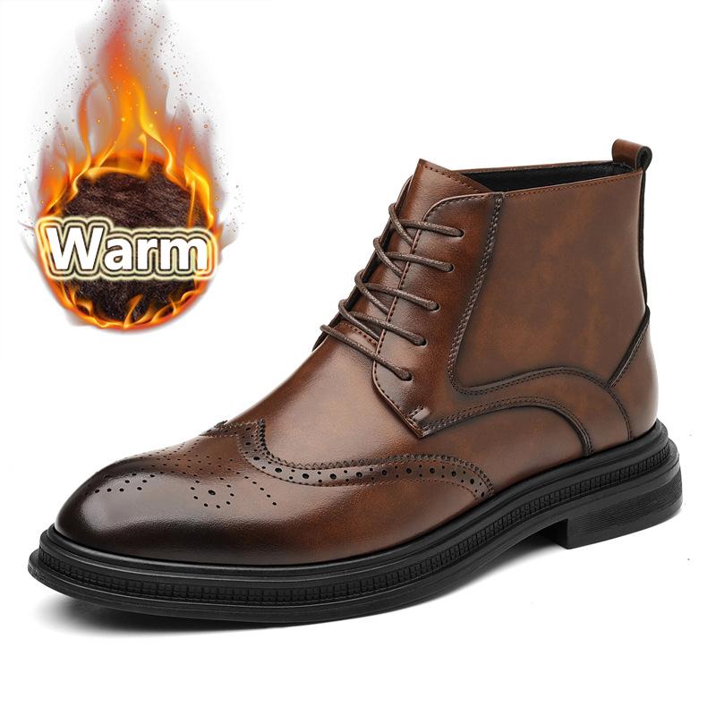 Высококачественные Мягкие Кожаные Ботильоны Удобные Мужские Оксфорды на Плоской Подошве Дизайнерские Туфли Оксфорды Мужские Повседневные Кожаные Ботинки Большой Размер 37-48