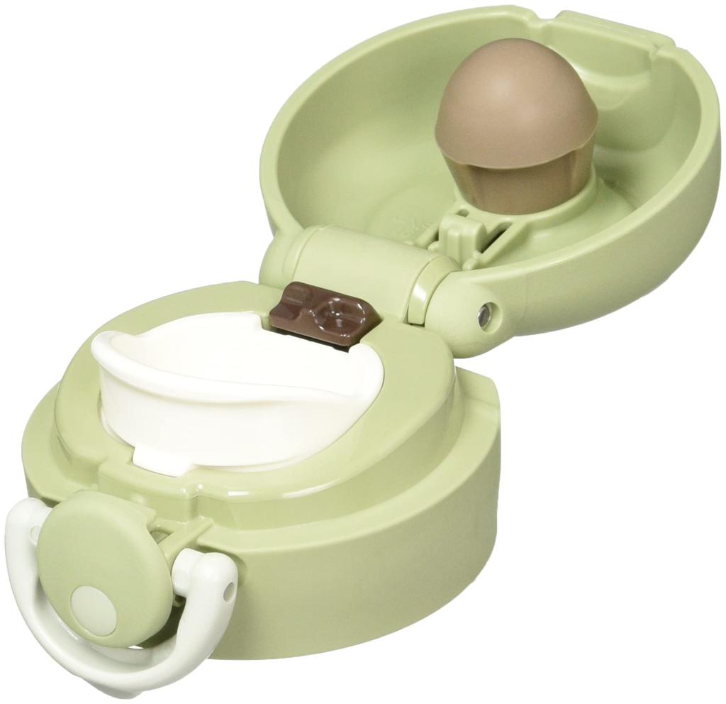 Thermos Replacement Parts for Portable Mug Lid Unit with Drinking Spout and Gasket Khaki JNR Set, (KKI)