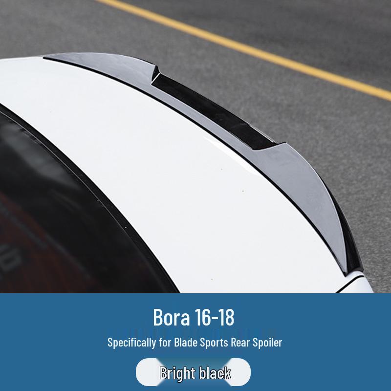 Volkswagen Bora 16-18 Rear Spoiler: Easy Install, No Drill, Painted Air Deflector