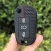 Силиконовый складной чехол для брелока для Peugeot 208 2008 301 308 3008 RCZ 508 408 2008 307 чехол для Citroen C3 C4 Berlingo 2021