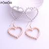 Новые летние милые красочные серьги-бантики для женщин, геометрические серьги с имитацией жемчуга, серьги-сердечки