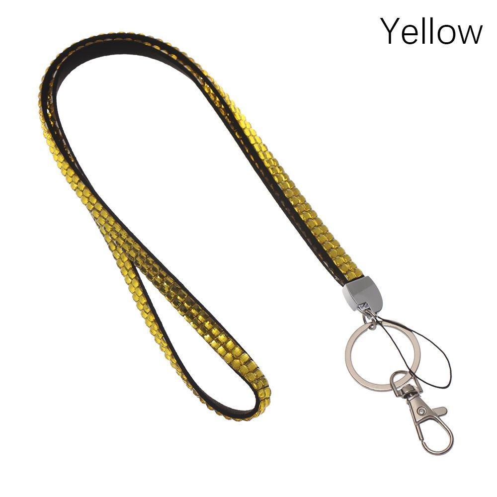 1 шт. Легкий кристалл выдвижной держатель для карт ожерелье шейный ремешок шнурок для подвешивания веревка