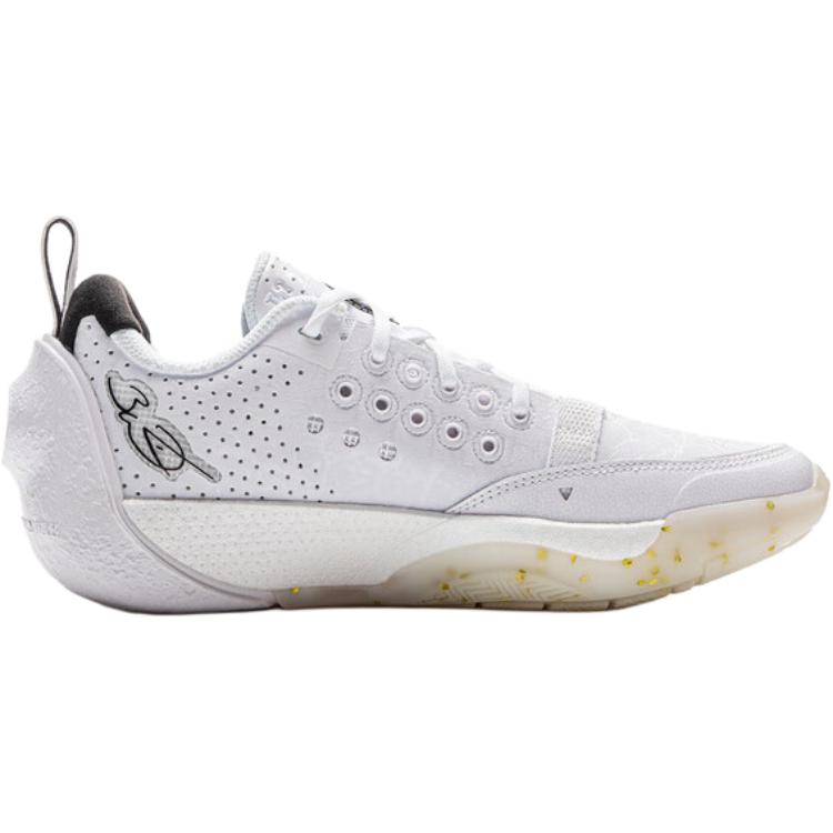 Li Ning YOUNG Basketball Slip Resistant Low top Basketball Shoes Apricot White YKBV070-7
