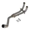 Stainless Steel Front Bend for Yamaha TMAX530/500 Motorcycle Exhaust Mid-Pipe