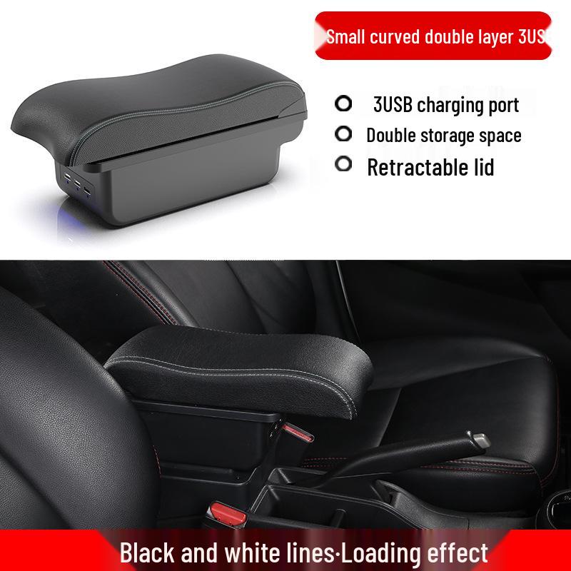 Perodua Axia Center Armrest Storage Box - Special Modification Accessory