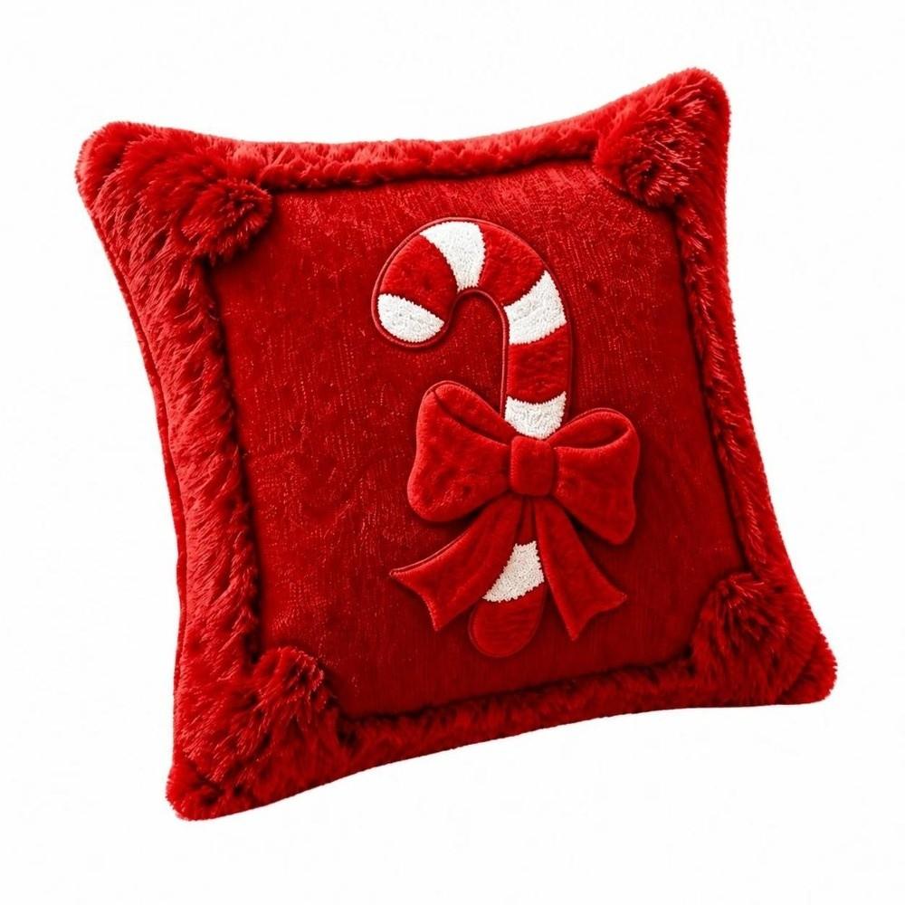 45x45cm Christmas Pillowcases Breathable Throw Pillow Case Bowknot Pillow Cover Aesthetic Decor