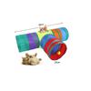 Rainbow Cat Tunnel Collapsible Pet Play Tube Interactive Hide And Seek Toy For Kitten Puppy Puzzle Exercise Agility Outdoor