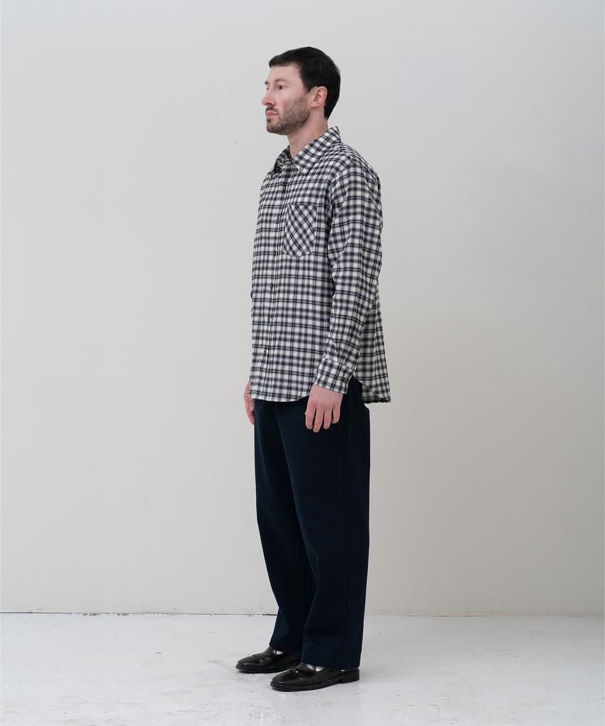 MANNERGRAM 1950 Classic Roadside Fatigue Pants Navy