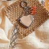 Mini Net Pocket Lipstick Bag Keychain Cherry Lipstick Cover Key Ring  Outdoor