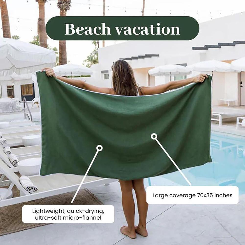 Magnetic Bath Towel,190x76cm Portable Bath Beach,Microfiber,Fast Drying,Absorbent,Camping Yoga Swimming Gym,Bathroom Accessories
