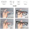 Round Spek Spec Anti Blue Light Blocking Glasses Transparent Spectacles Frame Plastic Computer Gaming Glasses Cermin Mat