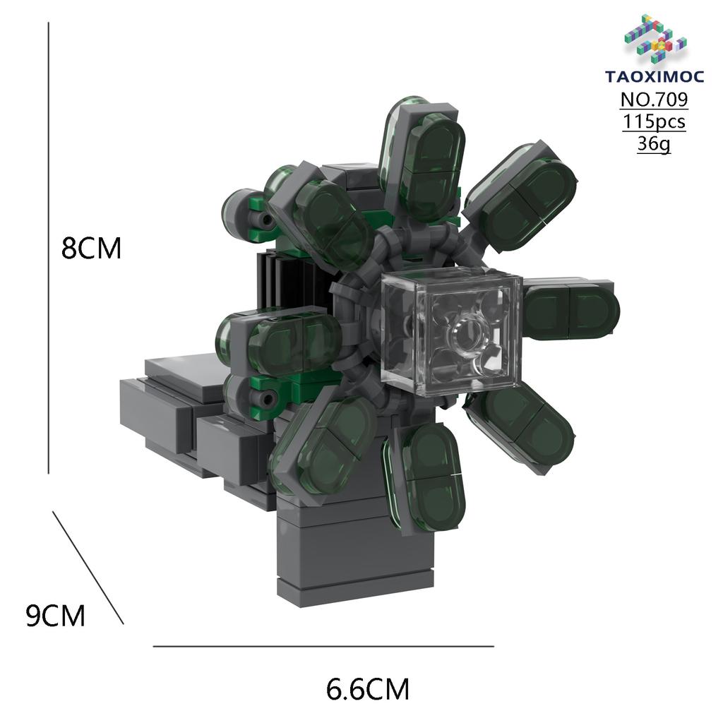 Zoonomaly Деформированный зоопарк Конструктор Мелкие детали детские игрушки