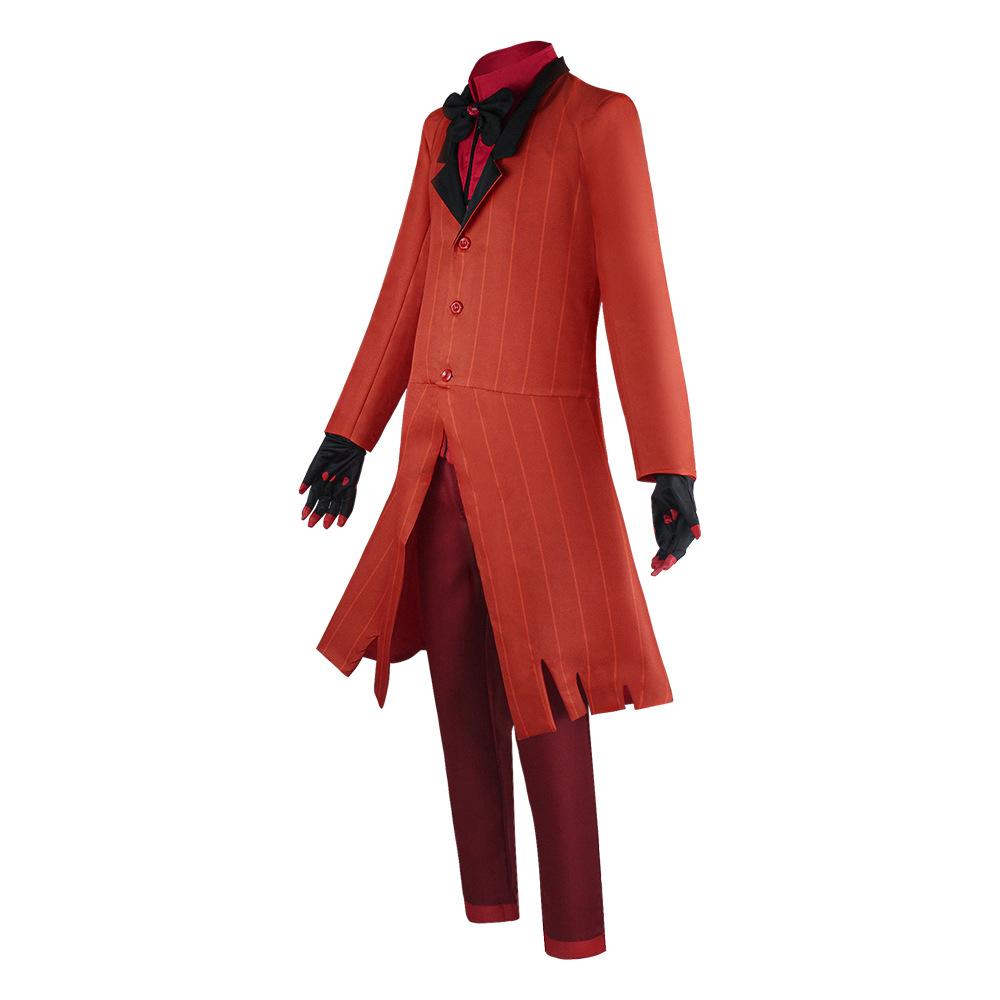 Hazbin Hotel Red Cosplay Full Set, Anime Halloween Stage Performance Costume