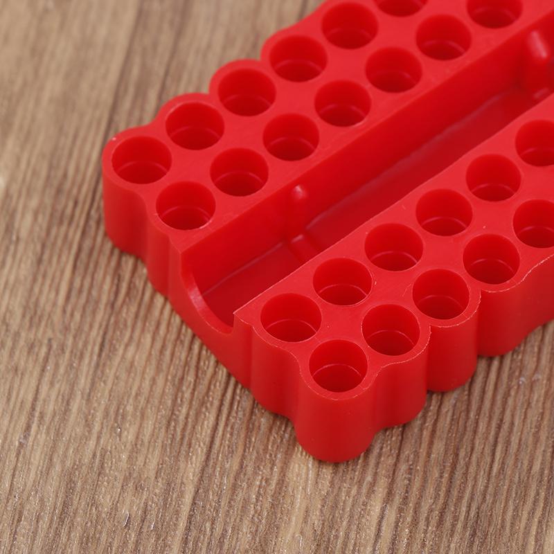 2 шт. Держатель бит 32 отверстия Держатель бит с шестигранным хвостовиком Органайзер Держатель бит для отвертки Сверло для хранения Для хвостовика 6,35 мм Коробка для хранения