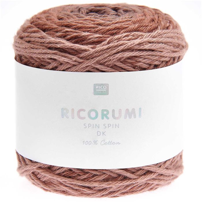 Pelote de laine - RICO DESIGN - Spin Spin - 50 g - 115 m - Couleur Brun
