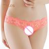 Женские сексуальные кружевные трусики с открытой промежностью