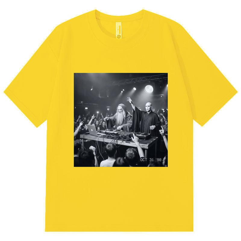 DJ Dumb DarkWiz Funny Tshirt Unisex WoUnisex Fashion Vintage Short Sleeve Tshirts High Quality Cotton Oversized T Shirt Streetwear