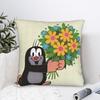 Наволочка для подушки Кртек Маленький крот Мягкая ткань Чехол для подушки Декор Мультяшный Цветочный Чехол для наволочки Дом Прямая поставка