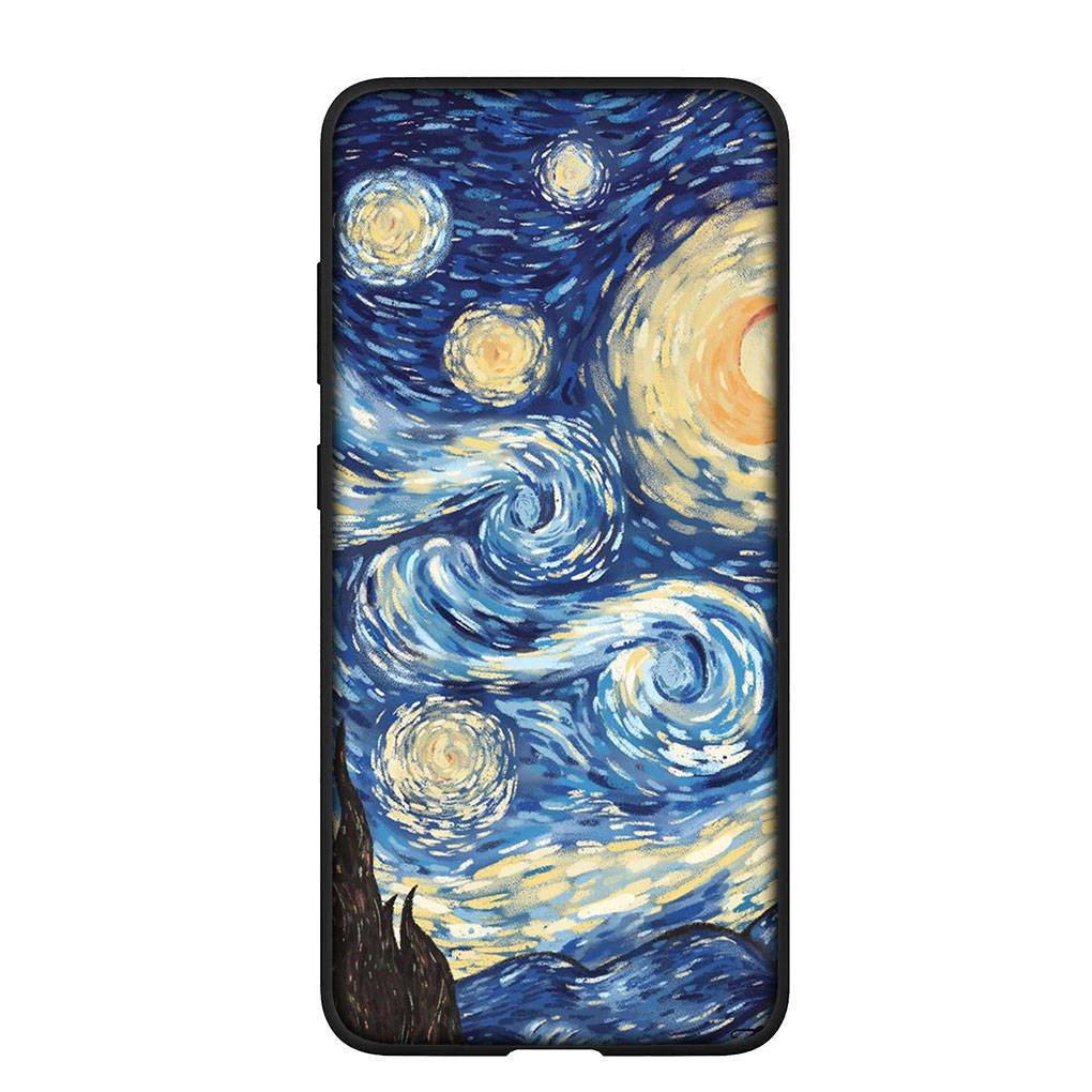 Чехол для телефона Samsung Galaxy S25 S24 S23 iPhone 16 15 Xiaomi Redmi Note 14 13 12 16E X 11 Pro Max OPPO Moto Huawei Design Van Gogh Starry Night Cover