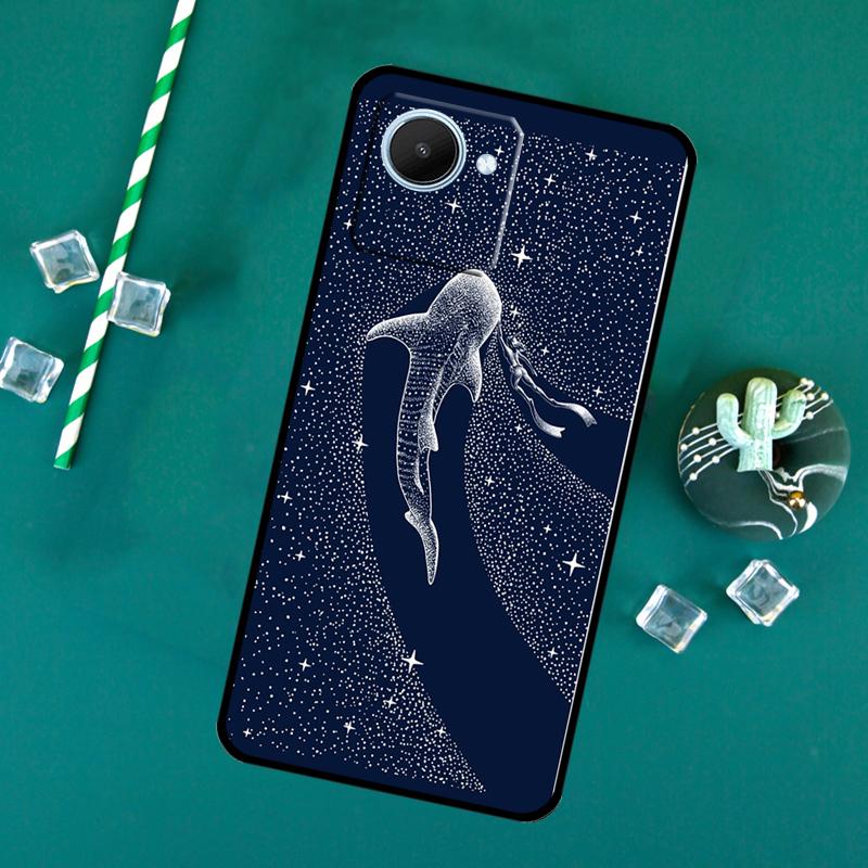 Чехол 'Звездный Китовый Акула' Для Realme 11 9 10 12 Pro Plus C55 C53 C51 C33 C31 C30 C25s C21Y C15 GT3 GT5 GT Neo5