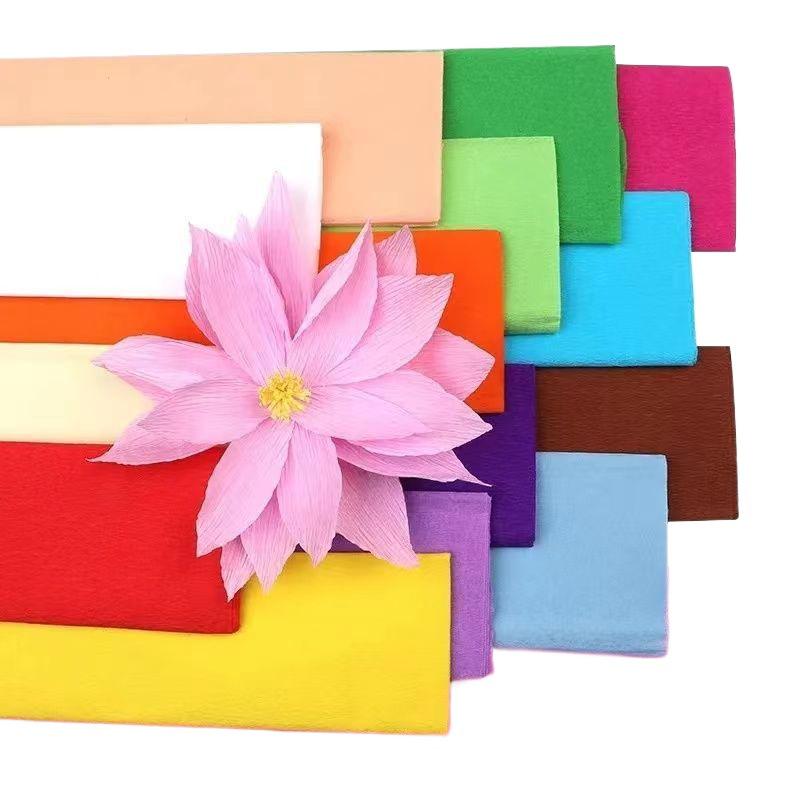 Листы гофрированной бумаги для рукодельного цветочного искусства и оригами