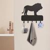 Modern Metal Wall-Mounted Key Hooks - Wall Holder for Hallway, Entrance, Bathroom & Closet