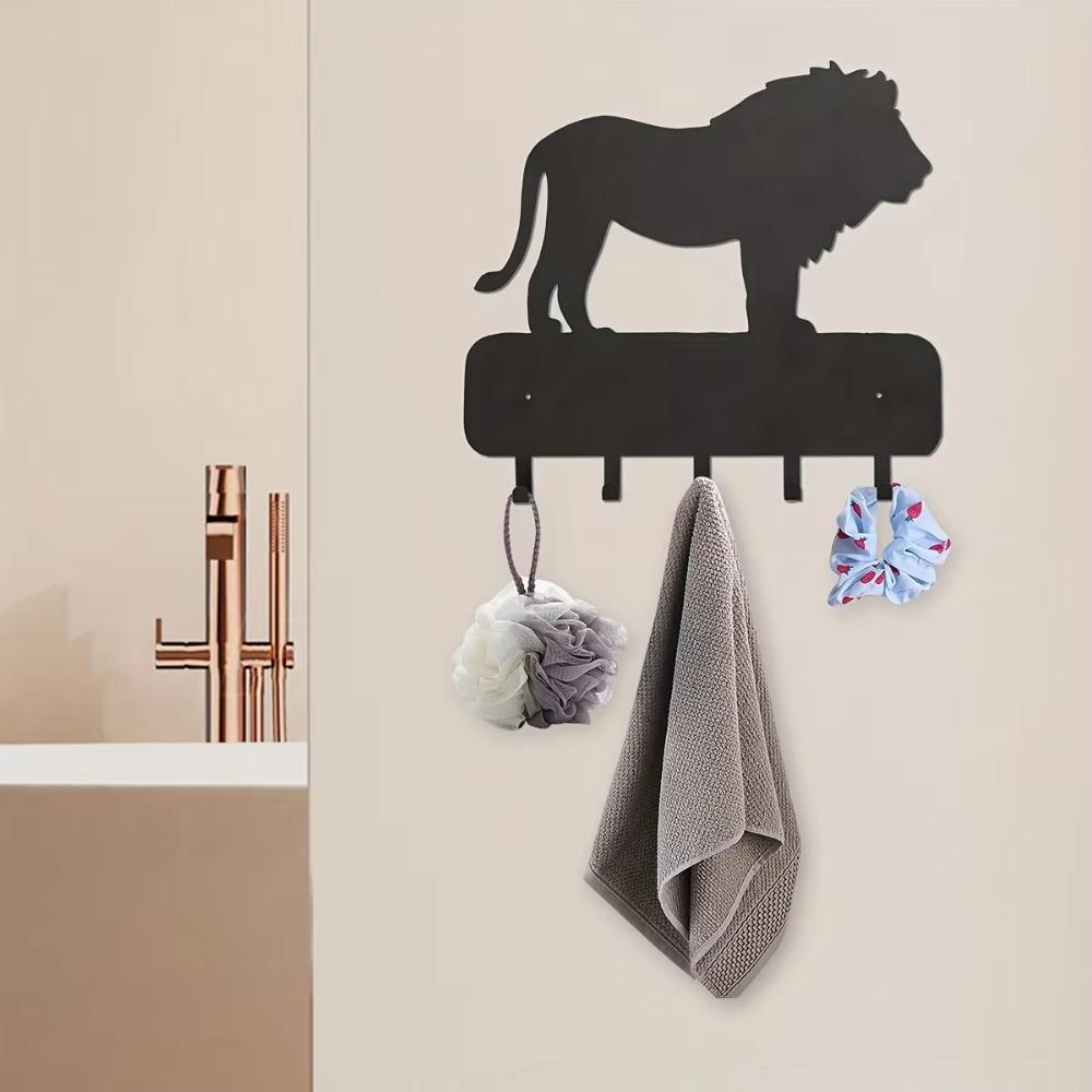 Modern Metal Wall-Mounted Key Hooks - Wall Holder for Hallway, Entrance, Bathroom & Closet