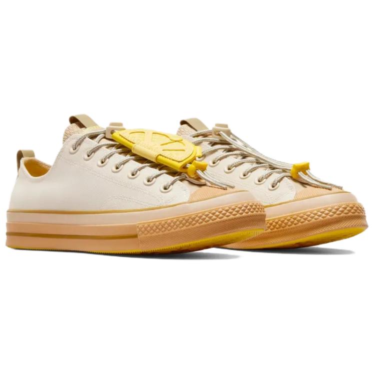 Converse 1970-е Удобные низкие парусиновые кеды Унисекс кеды Бежевый A10080C