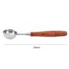 Retro Seal Wax Furnace Stove Pot Anti-Hot Wood Handle Sealings Wax Spoon For Wax Sealing Decorative Wax Stamp Stick Craft Gift