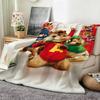 Movie Alvin And The Chipmunks Throw Flannel Throw Blanket Suitable for Sofa Living Room Bedroom