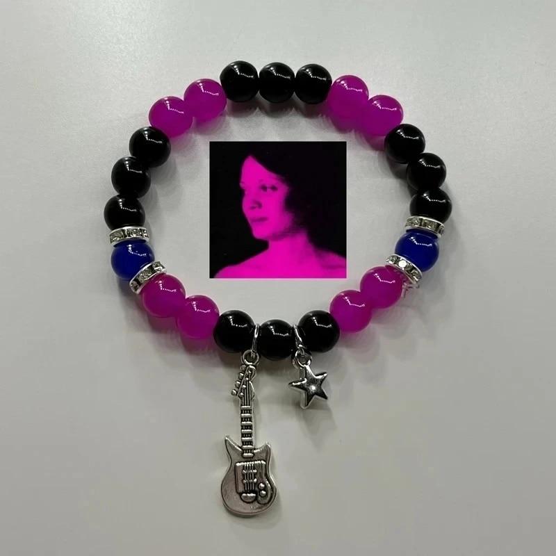 2 шт./компл. модный браслет с бусинами для пары, одинаковые браслеты для девочек-телевизоров, которые действительно заботятся, браслеты в стиле альбома, ювелирные изделия для друзей, подарок