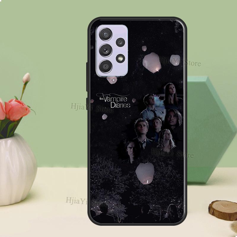 Чехол Дневники Вампира Для Samsung A54 A34 A24 A14 A51 A71 A12 A22 A32 A52 A72 A73 A33 A53 A13 Задняя Крышка