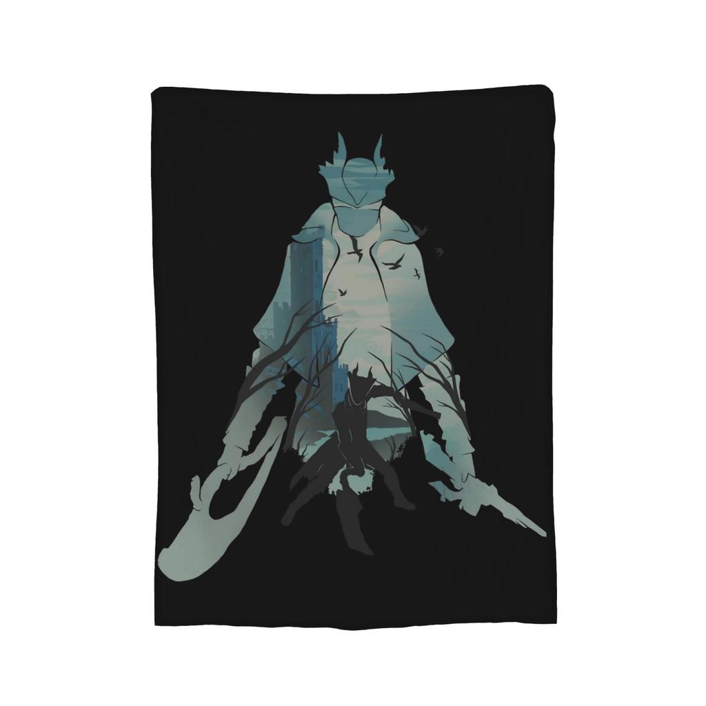 Bloodborne Video Game Blankets Velvet Summer Breathable Warm Throw Blanket for Sofa Car Bedding Throws