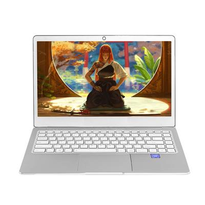 Премиальный металлический корпус Тонкий ноутбук MS Office Windows FHD IPS Тихий Celeron J3455 8 ГБ 64 ГБ Ноутбук с подсветкой Батарея Мини USB и Беспроводная ЛВС