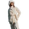 MO&Co. New Chinese Style Wool Shawl Down Jacket with Belt