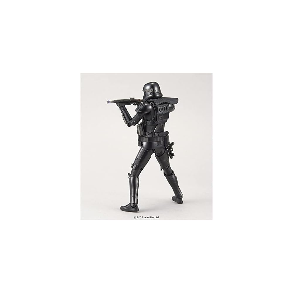 Bandai Spirits Звездные Войны Штурмовик Смерти Масштаб 1/12 Пластиковая Модель с Цветовой Кодировкой Черный