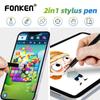 Fonken 1 Универсальная 2-в-1 Стилус-ручка Для Планшета Мобильного Телефона Android Ios Аксессуары для iPad Планшет для рисования Емкостный экран Сенсорная ручка