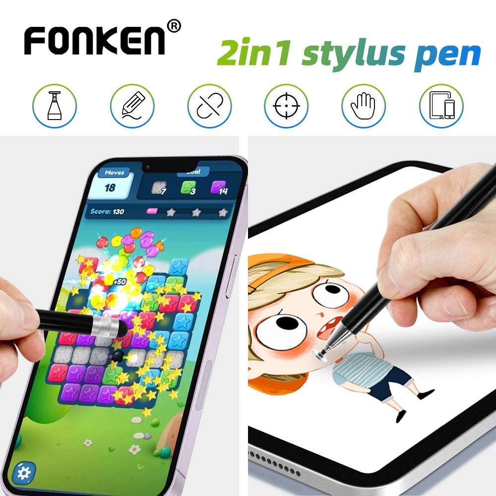Fonken 1 Универсальная 2-в-1 Стилус-ручка Для Планшета Мобильного Телефона Android Ios Аксессуары для iPad Планшет для рисования Емкостный экран Сенсорная ручка