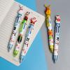 Cartoon Xmas Tree Merry Christmas Deer Six Color Pen Santa Claus Stationery Christmas Ballpoint Pen