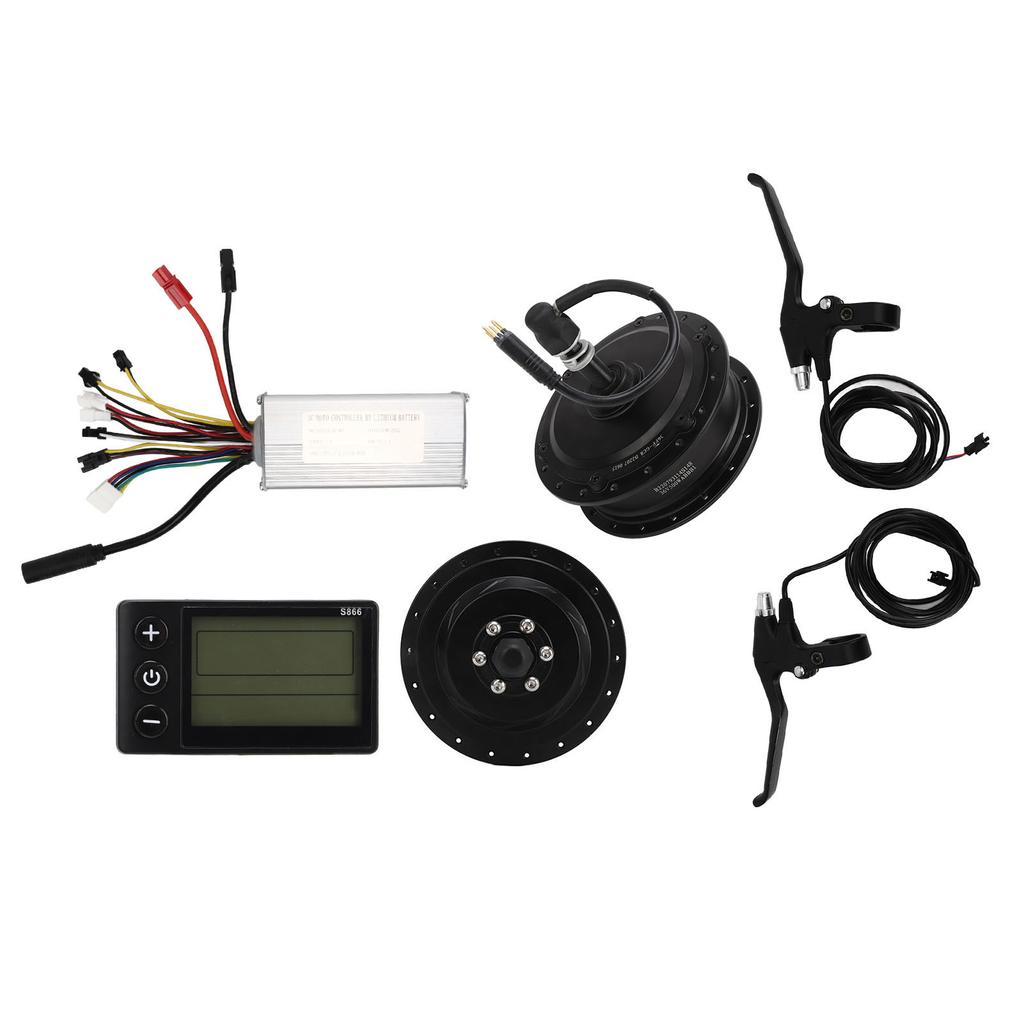 Комплект для переоборудования электровелосипеда 36 В 500 Вт Задний привод Комплект для переоборудования для DIY электровелосипеда Электросамокат Складные велосипеды