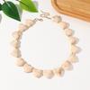 Love Heart Women Clavicle Chain Choker Sweater Chain Retro Acrylic Necklace  Vacation