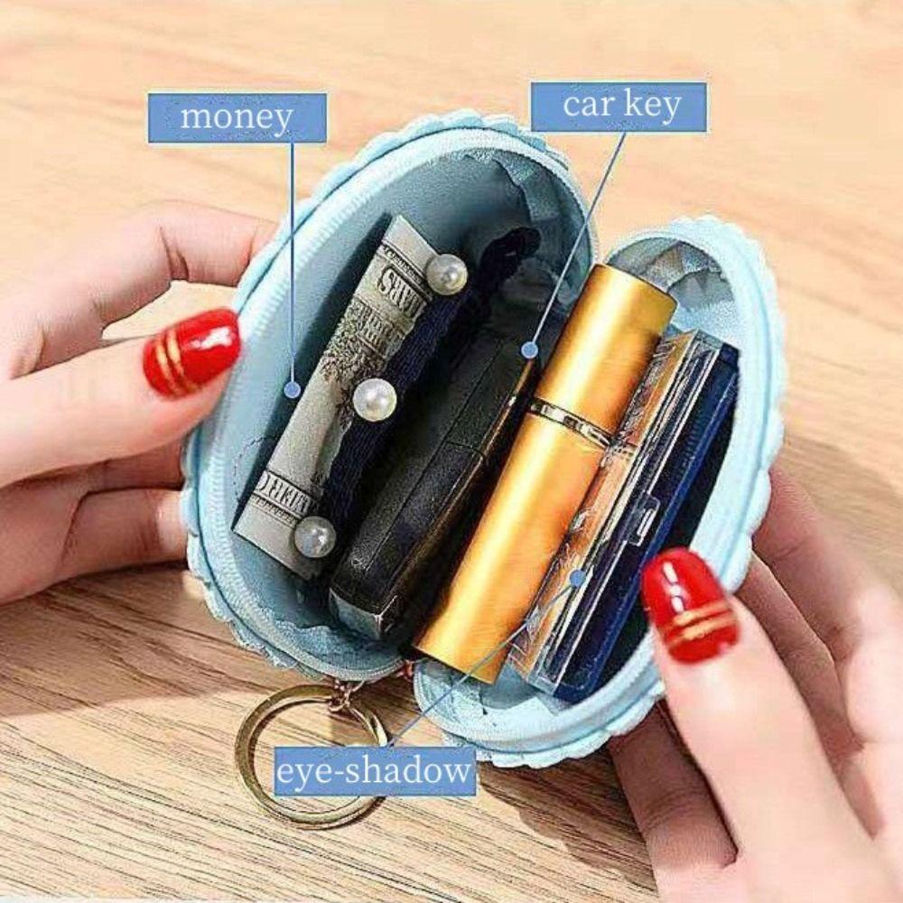 Мини-кошелек из искусственной кожи с бантом для монет, милый кошелек для девочек